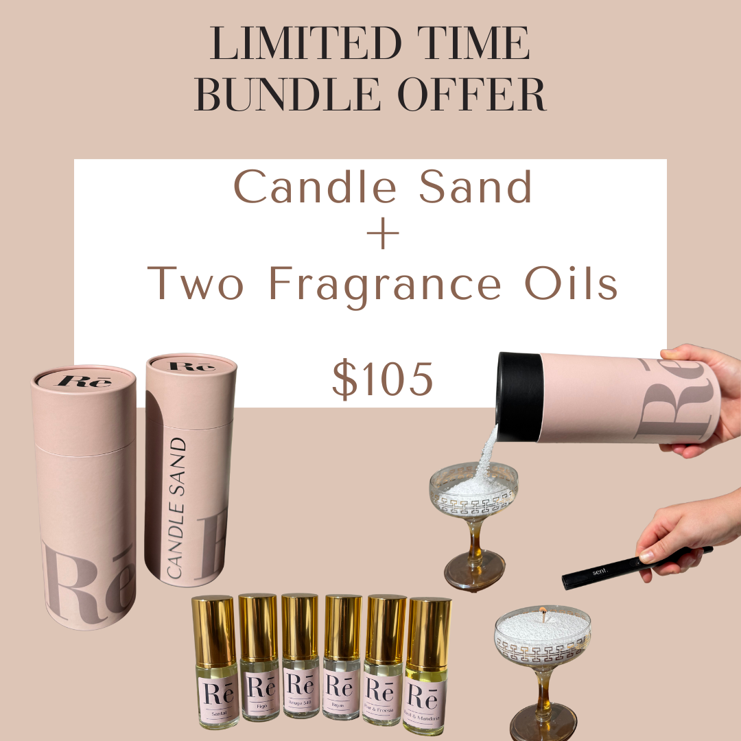 Candle Sand + 2 Fragrance Oils